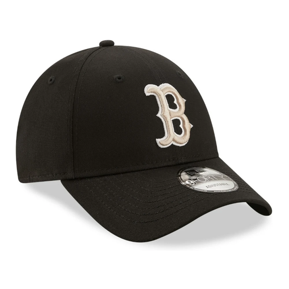 new era Zwarte Red Sox League Essential Pet Black Heren