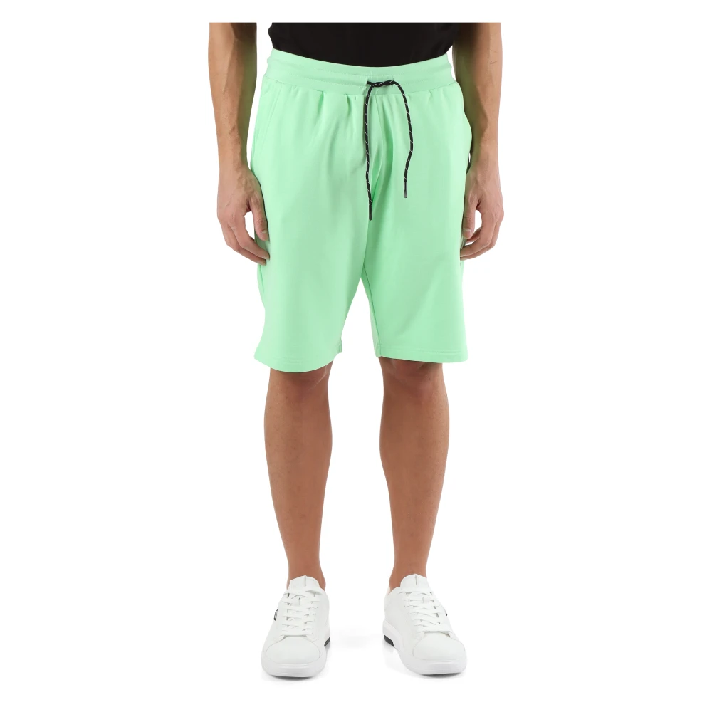 Antony Morato Sportieve katoenen shorts met elastische taille Green Heren