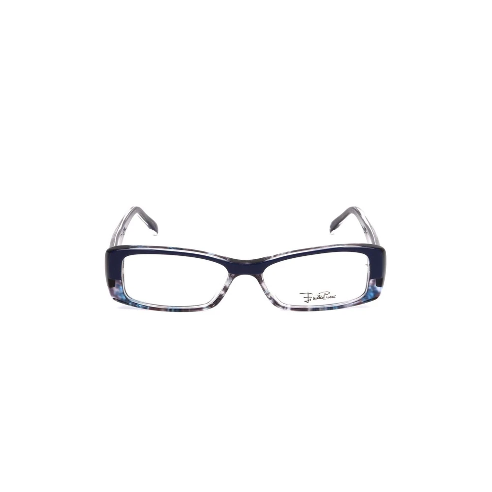 EMILIO PUCCI Blauwe Plastic Frame Damesbril Blue Dames