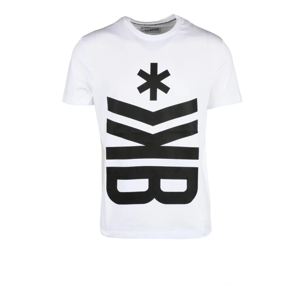 Bikkembergs Katoen Spandex T-shirt White Heren