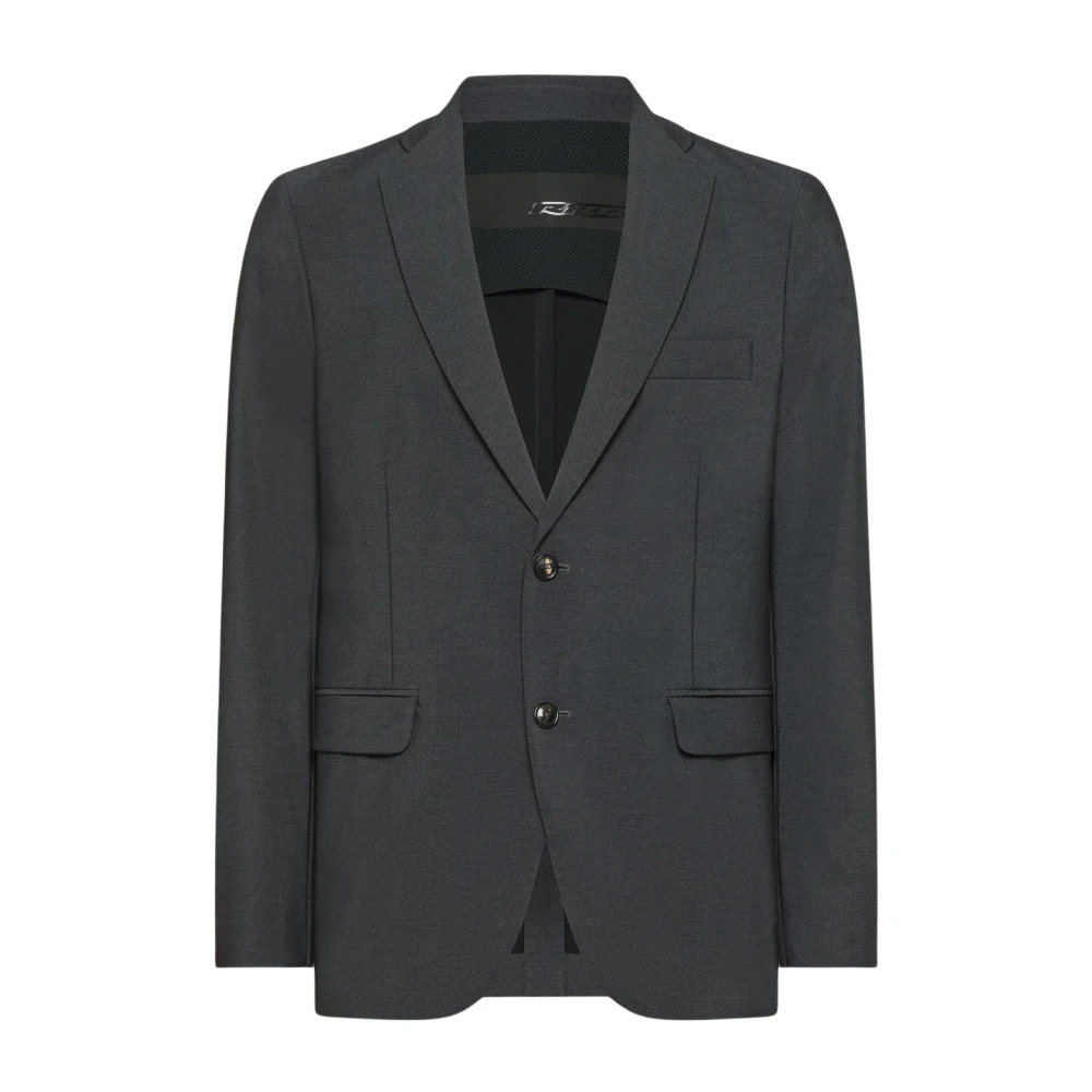 RRD Lichtgewicht Blazer in Donkergrijs Black Heren