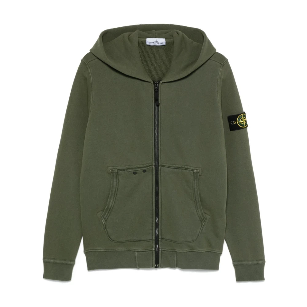 Stone Island Casual Gebreide Pullover Sweater Green Heren