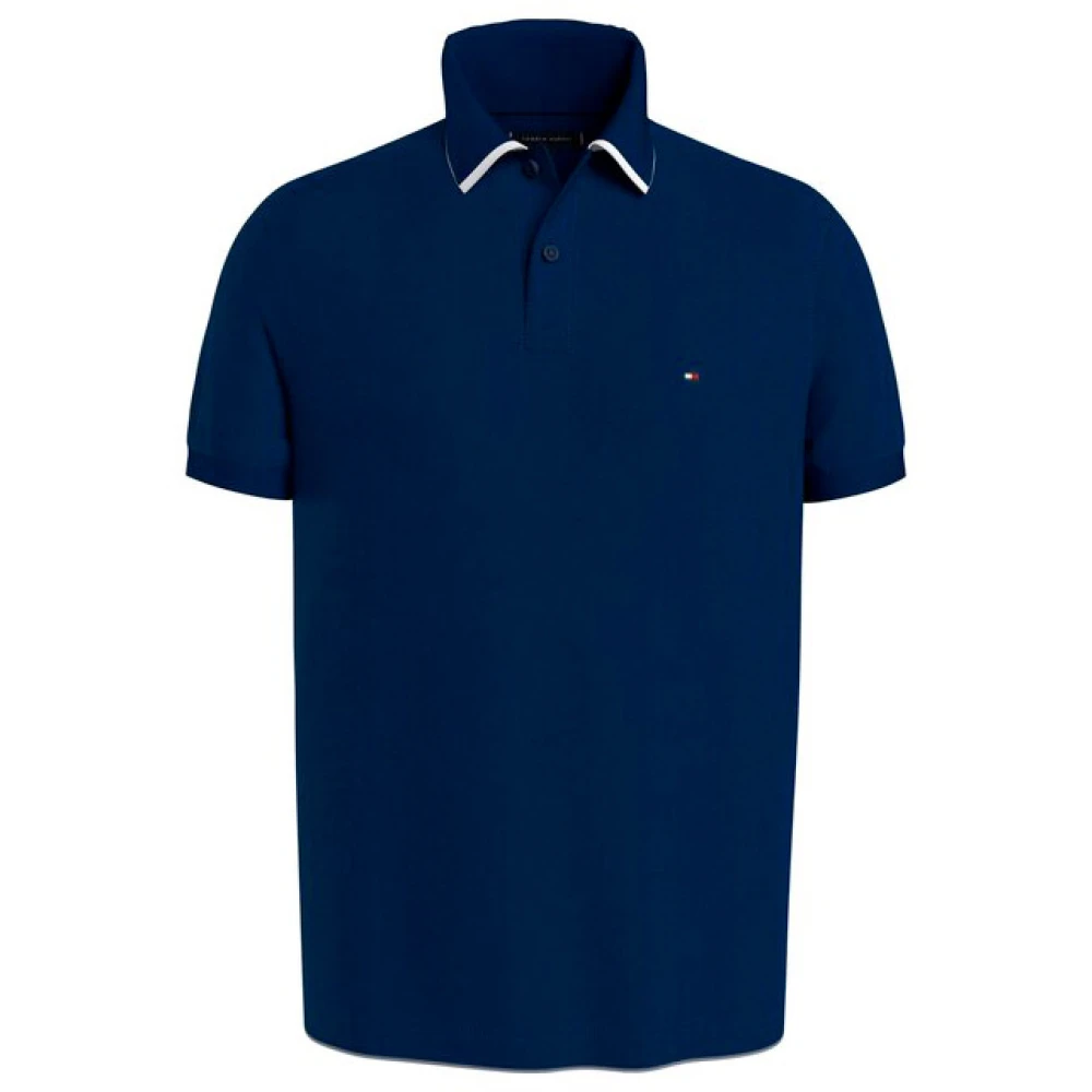 Tommy Hilfiger Biologisch Katoenen T-shirts en Polos in Blauw Blue Heren