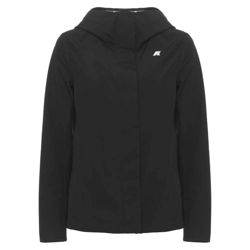 K-Way Donna Nero - Light Giacche - Jackets - M