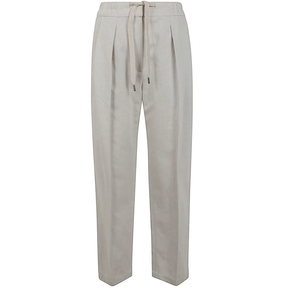 Trousers > Straight Trousers - - Brunello Cucinelli - Modalova