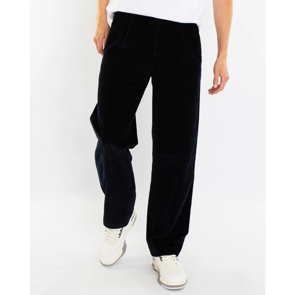 Moncler Heren Stijlvolle Broek Blue Heren