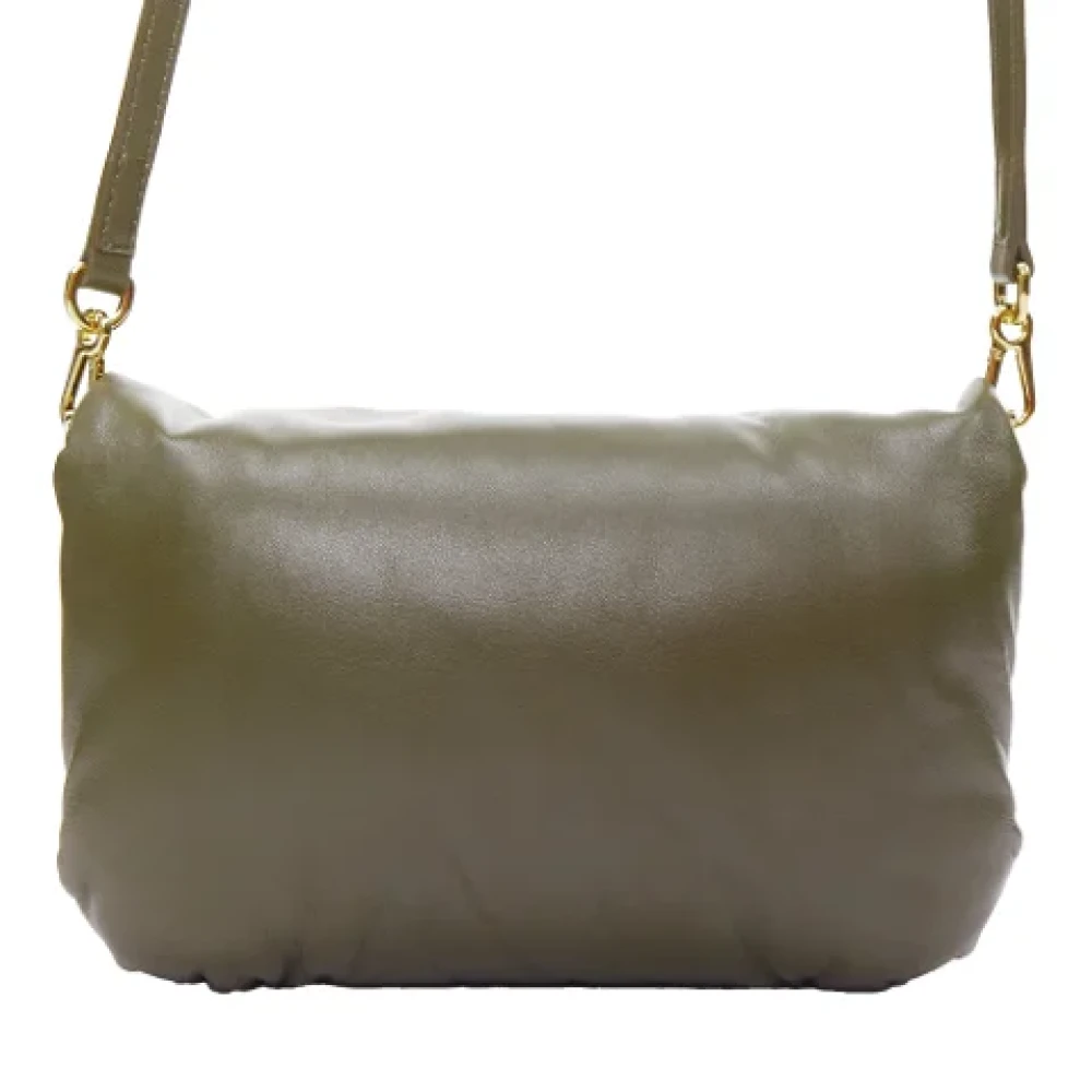 Loewe Pre-owned Leather shoulder-bags Green Dames