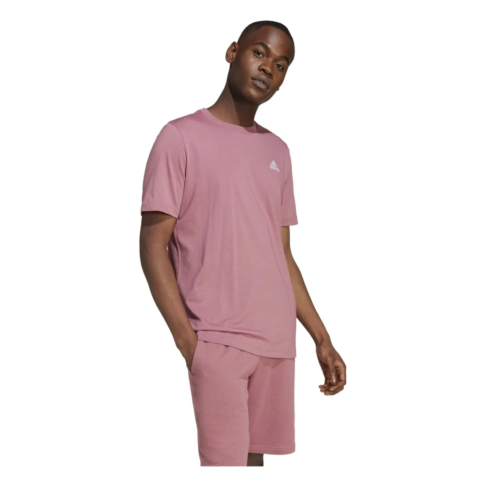 Adidas T-shirt Pink Heren