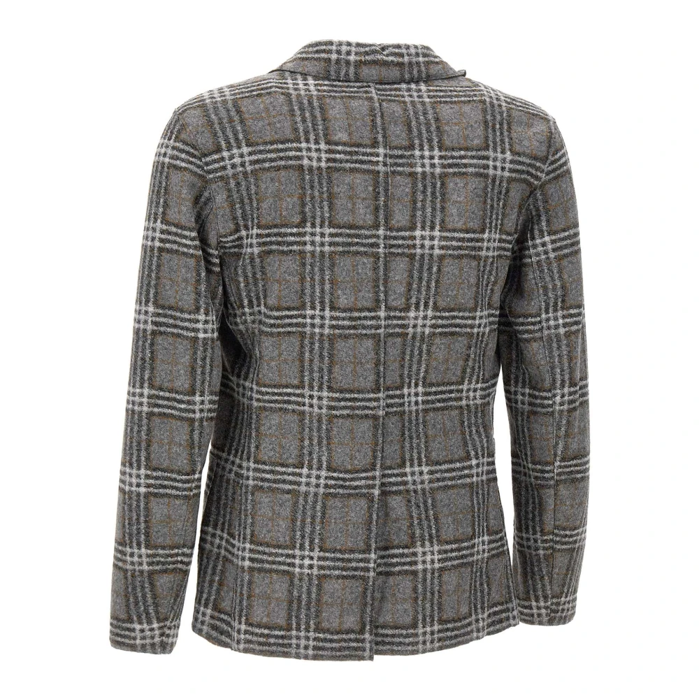 BOB Harlow Wollen Blazer Grijs Gray Heren