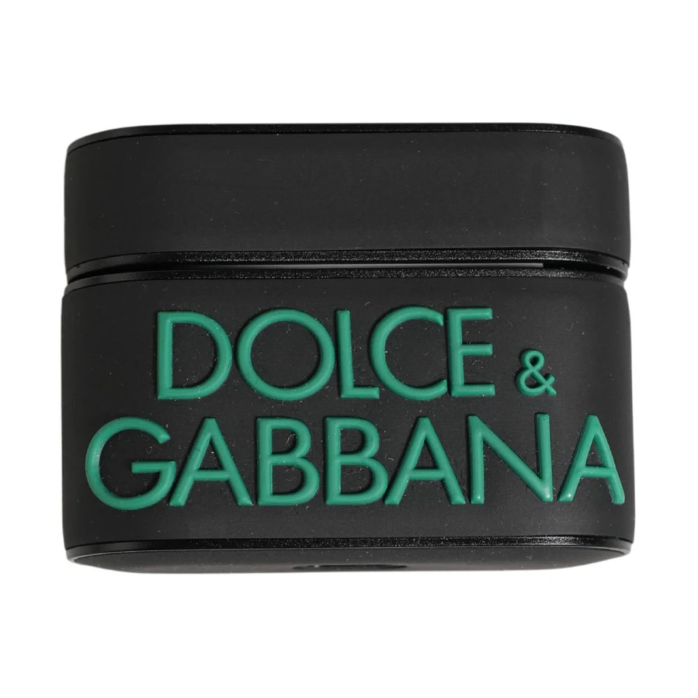 Dolce & Gabbana Women's Black Headphones, One Size, Smy11345-P Flip Holder Airpods Case