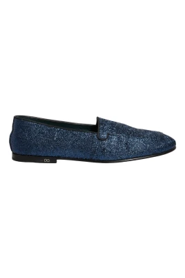 Glitter Lurex DG Logo Dress Loafers