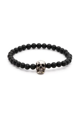 black-skull-beaded-stretch-bracelet