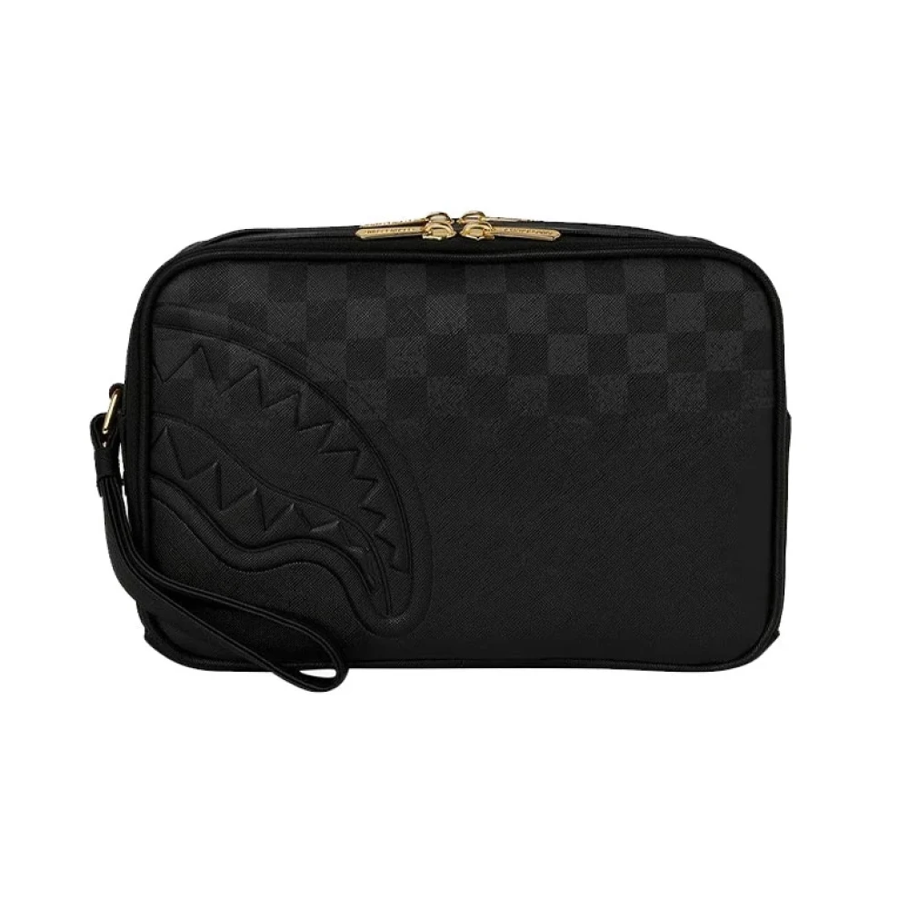 Sprayground Men's Black Toilet Bags, One Size, Spritz Toiletry Bag
