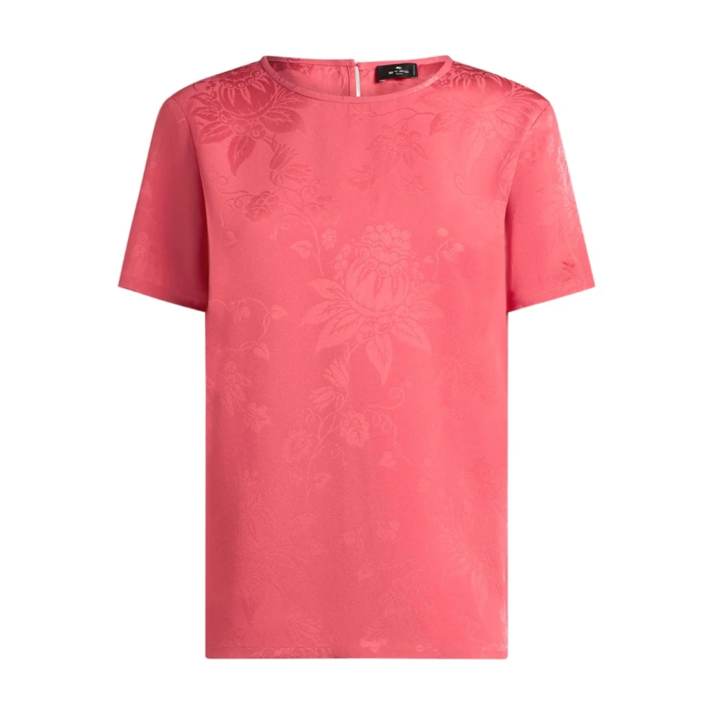 ETRO Koraalbladeren Top Pink Dames