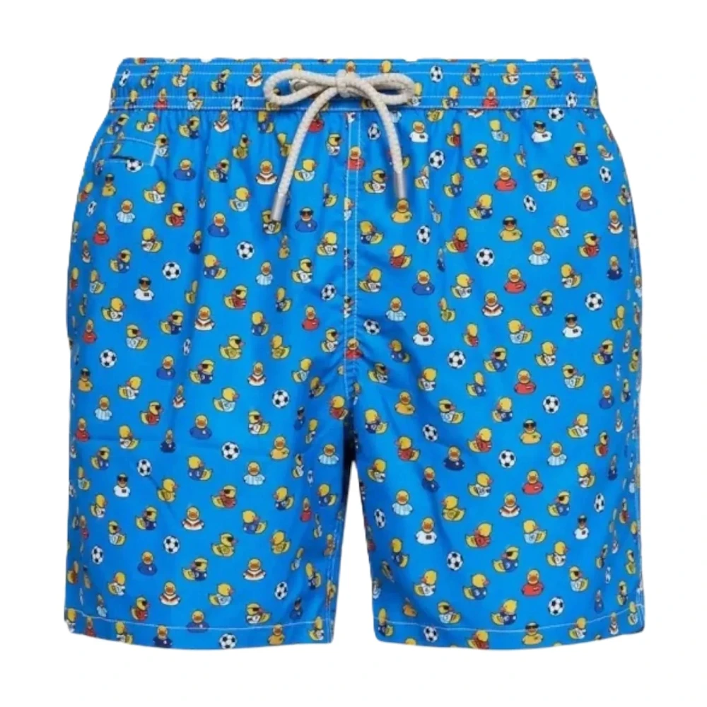 Mc2 Saint Barth Men's Blue Beachwear, Xl, Lighting Micro Fantasy Ultralight Swimsuit