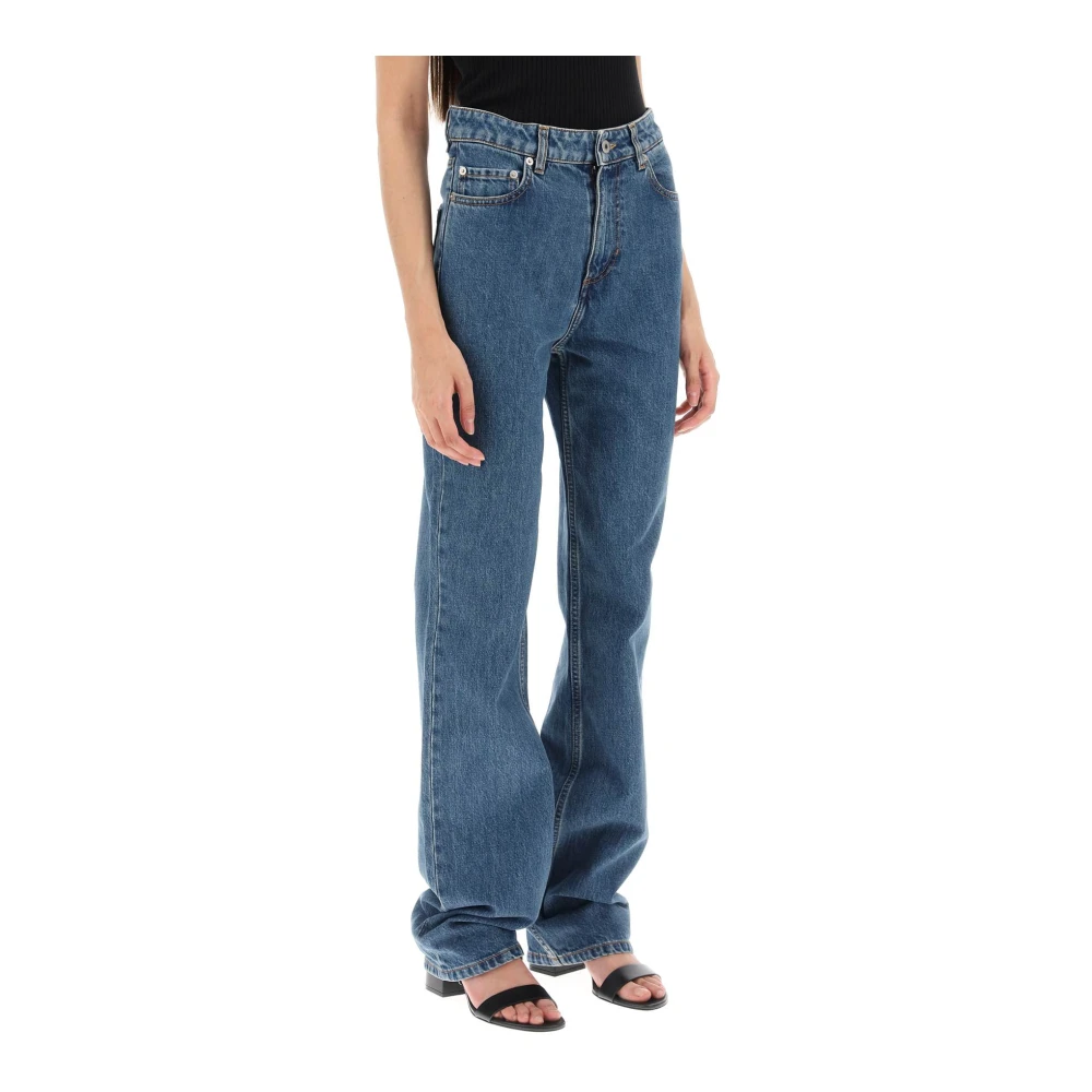 Burberry Losse jeans met rechte snit Blue Dames
