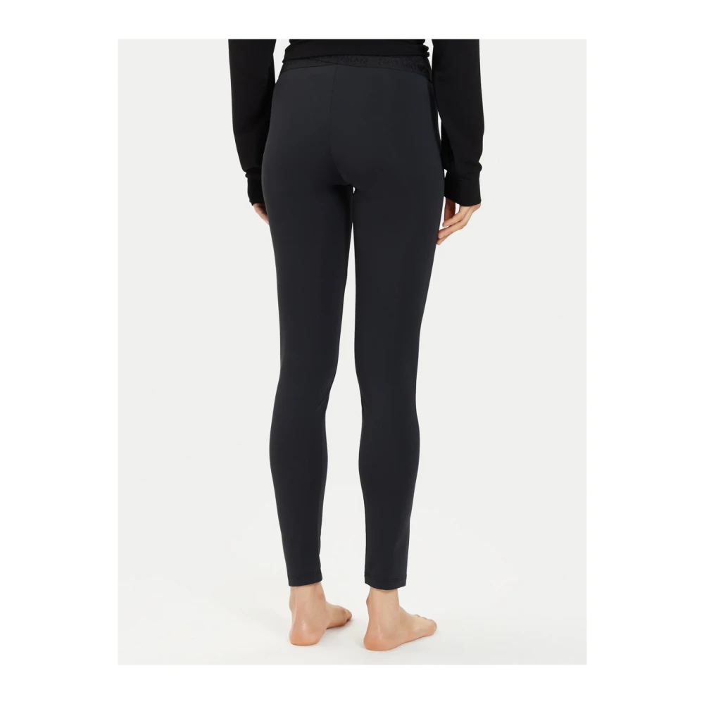 Emporio Armani Stretch Leggings Les Noirs Black Dames