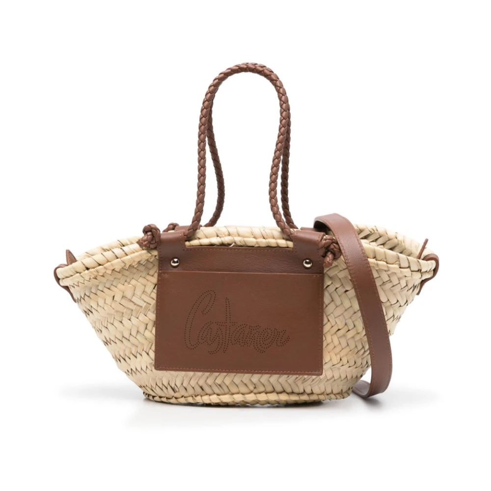Castañer Bruine Handtas Campania Mini Beige Dames