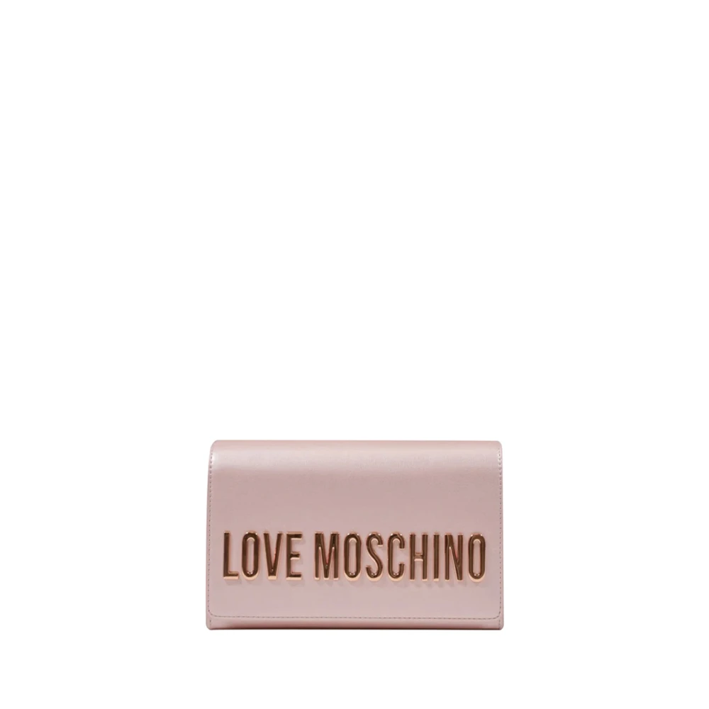 Moschino Roze Schoudertas Powder Pink Dames
