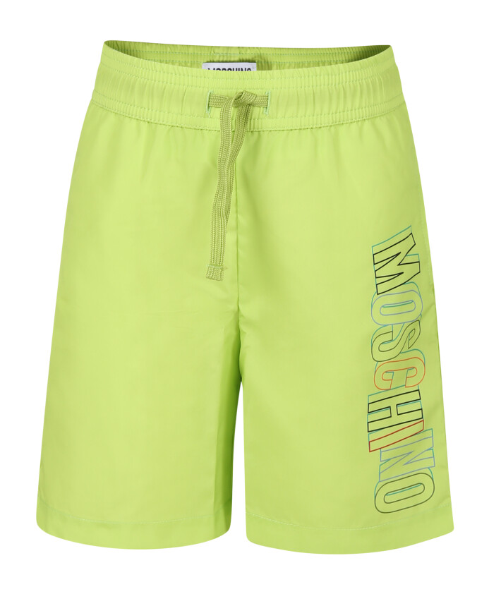 short-de-bain-jaune-avec-logo