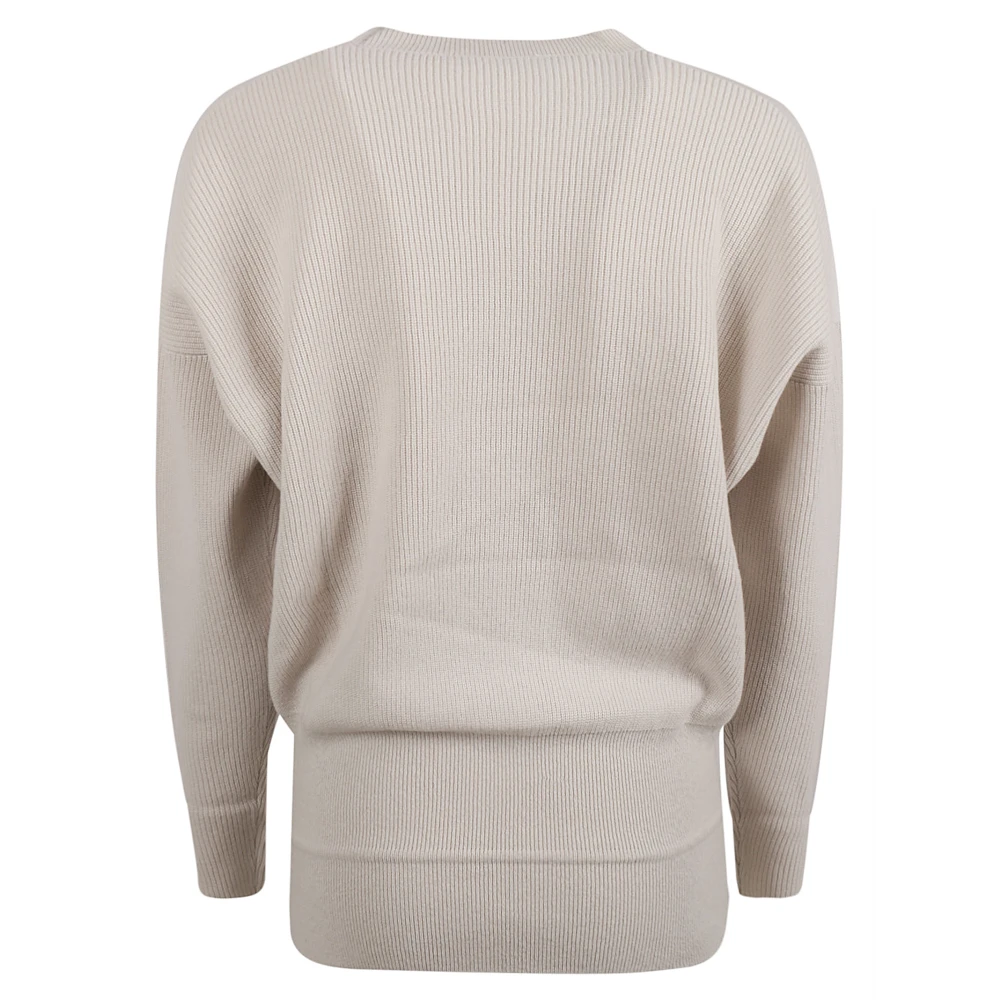 Fabiana Filippi Stijlvolle Sweater Collectie Beige Dames