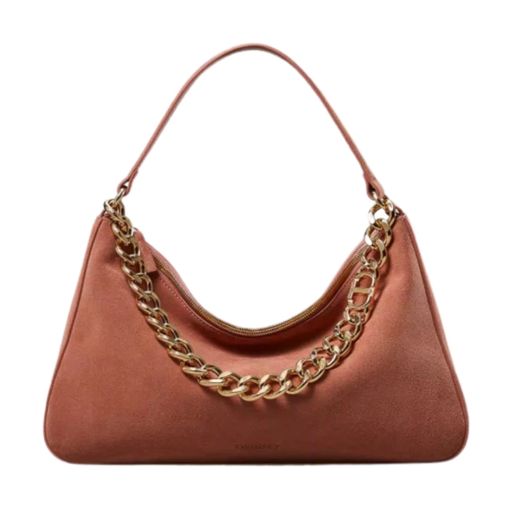 Twinset Women's Pink Handbags, One Size, Hobo Bag Liliane Style