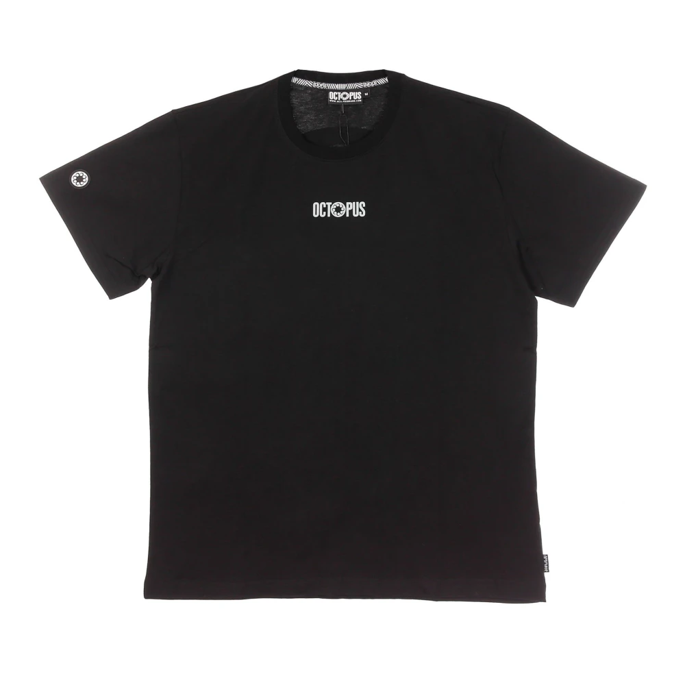 Octopus Logo Tee Zwart Streetwear Black Heren