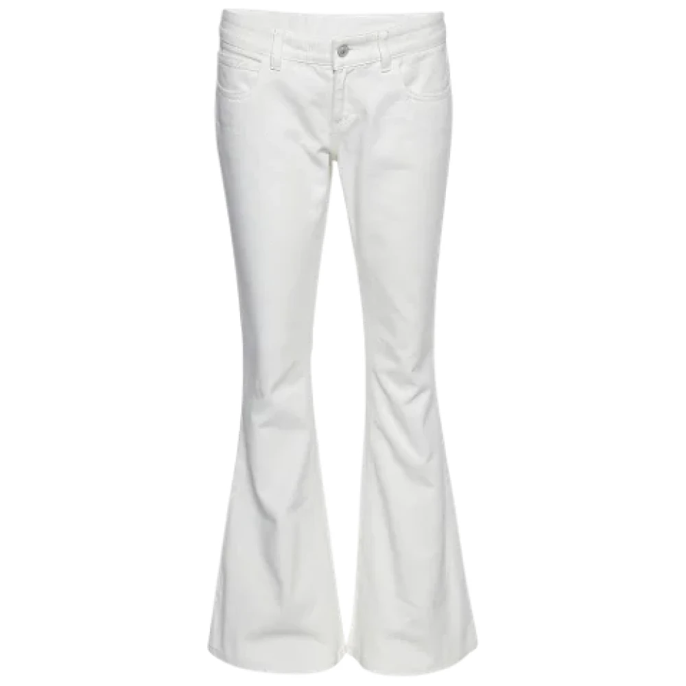 Gucci Vintage Pre-owned Cotton jeans White Dames