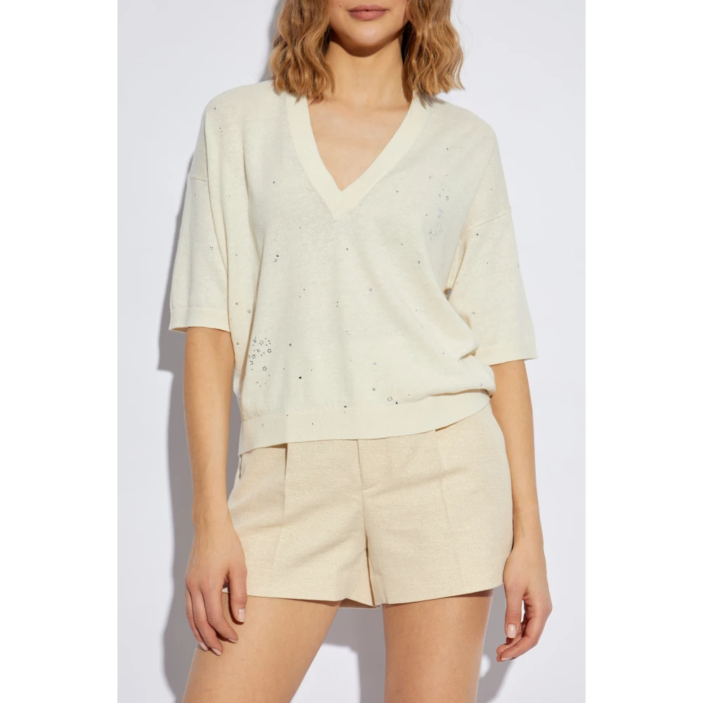 Zadig & Voltaire Sweater Wully Beige Dames