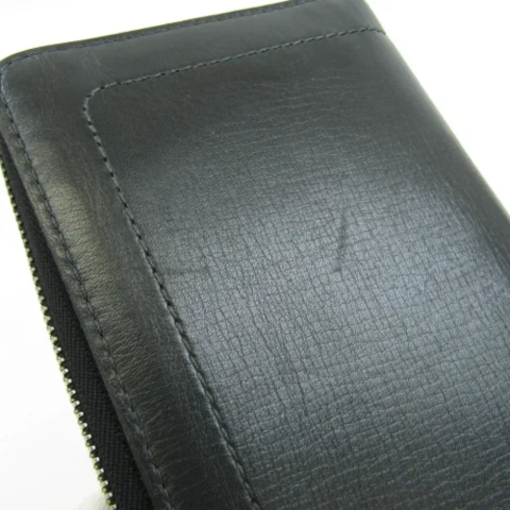 Louis Vuitton Vintage Pre-owned Leather wallets Black Heren