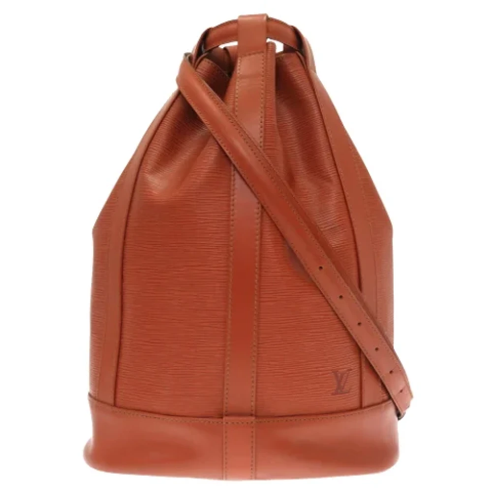 Louis Vuitton Vintage Pre-owned Leather backpacks Brown Dames