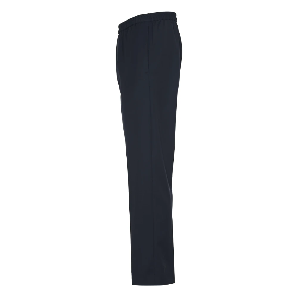 Dries Van Noten Blauwe Parkino Broek Blue Heren