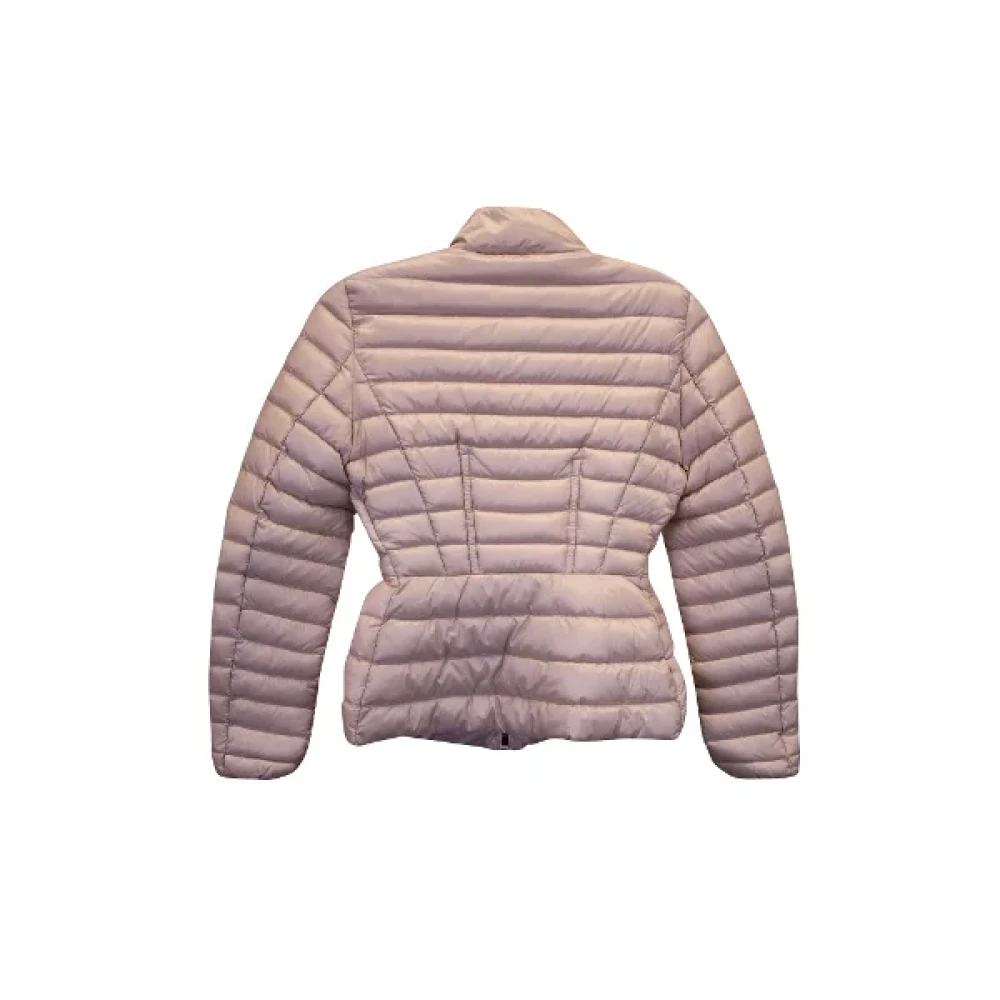 Moncler Pre-owned Polyester outerwear Pink Dames