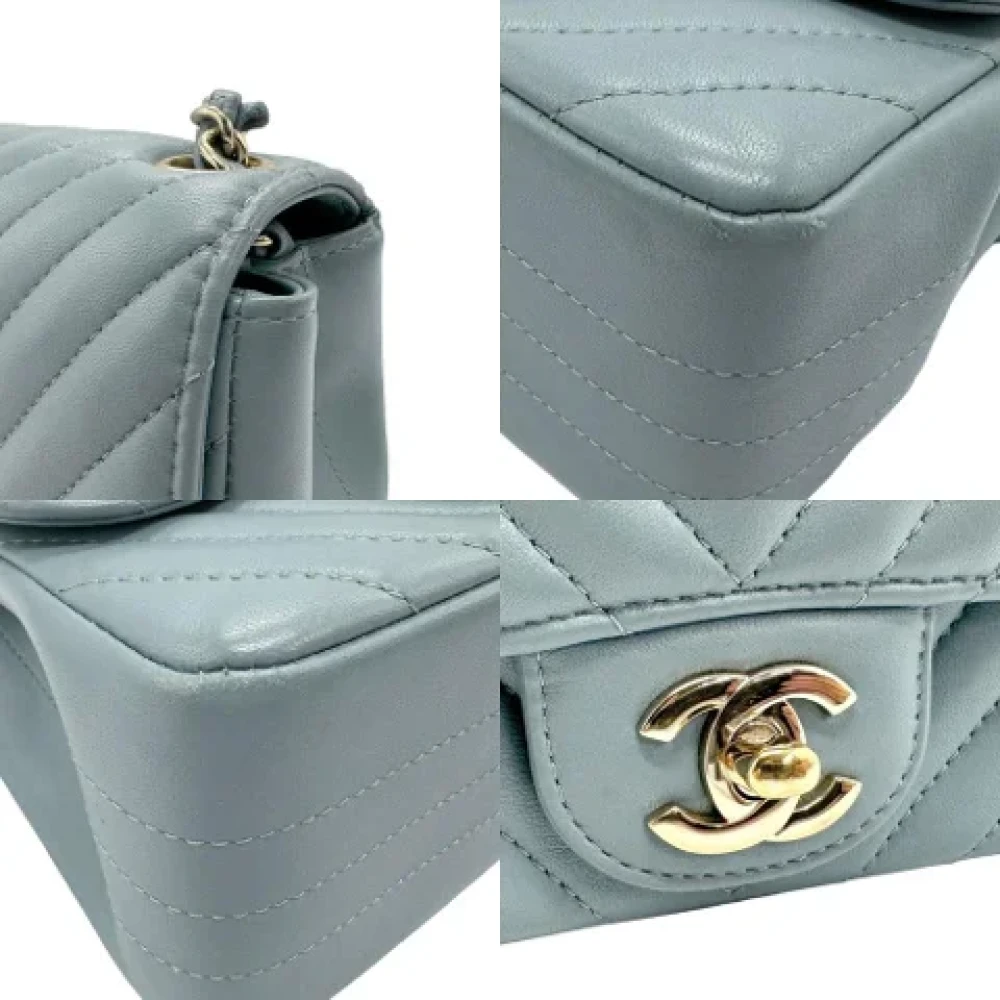 Chanel Vintage Pre-owned Fabric chanel-bags Blue Dames