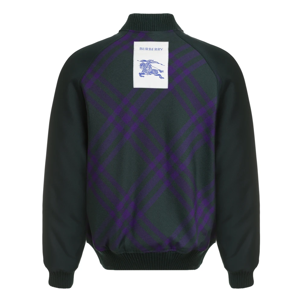 Burberry Omkeerbare wollen bomberjack Multicolor Heren