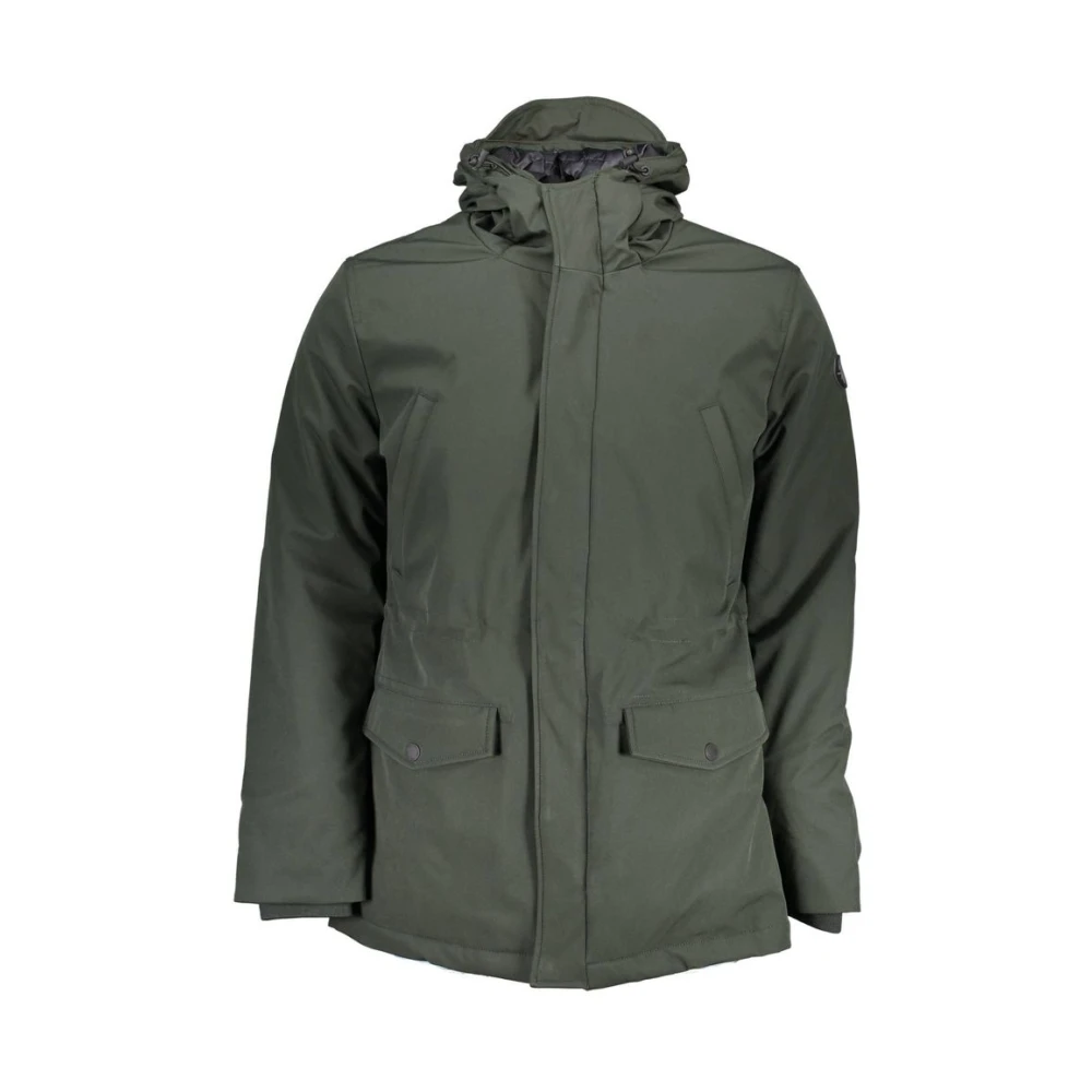 U.s. Polo Assn. Men's Green Polyester Jacket