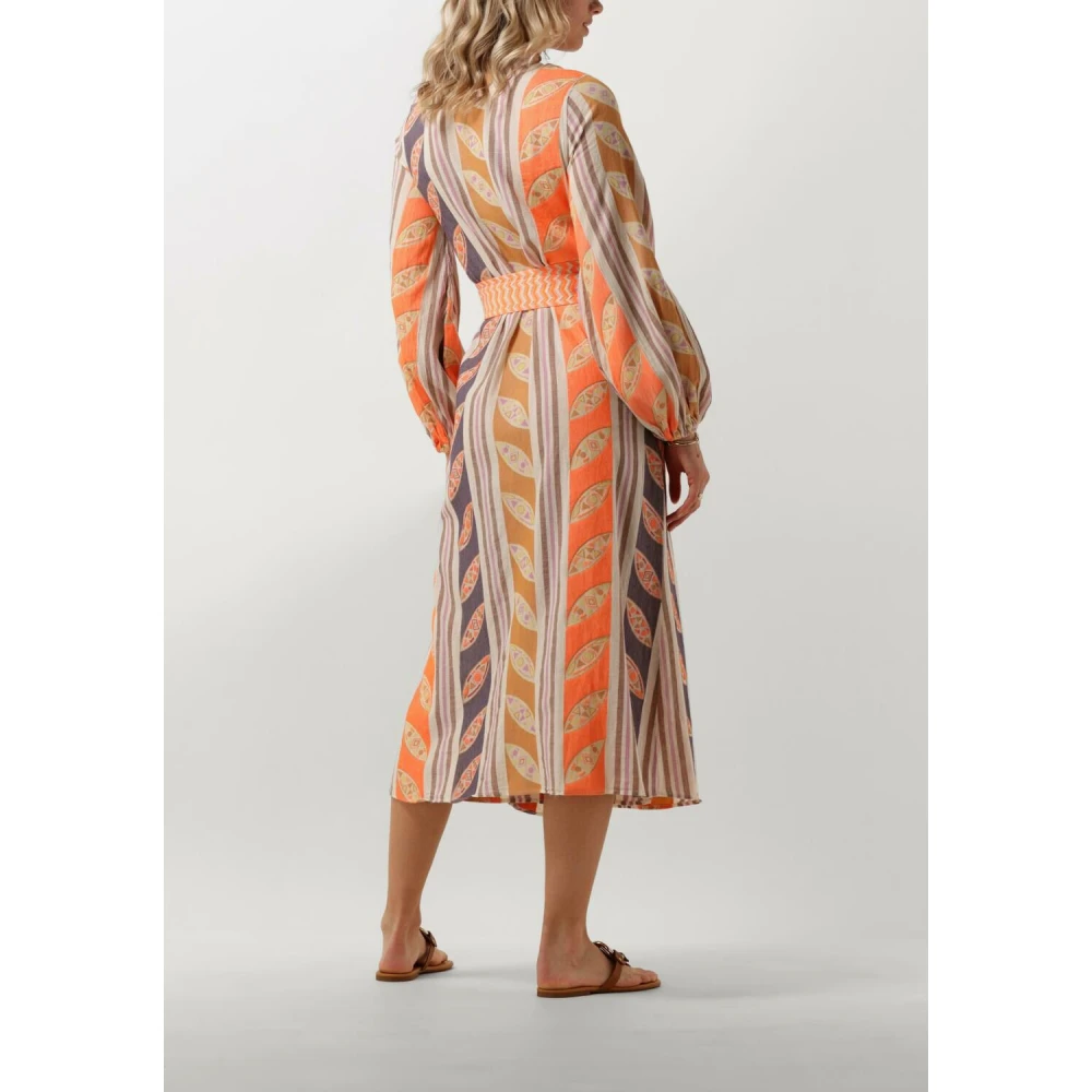 Devotion Kleurrijke Maxi Jurk Thetis Multicolor Dames