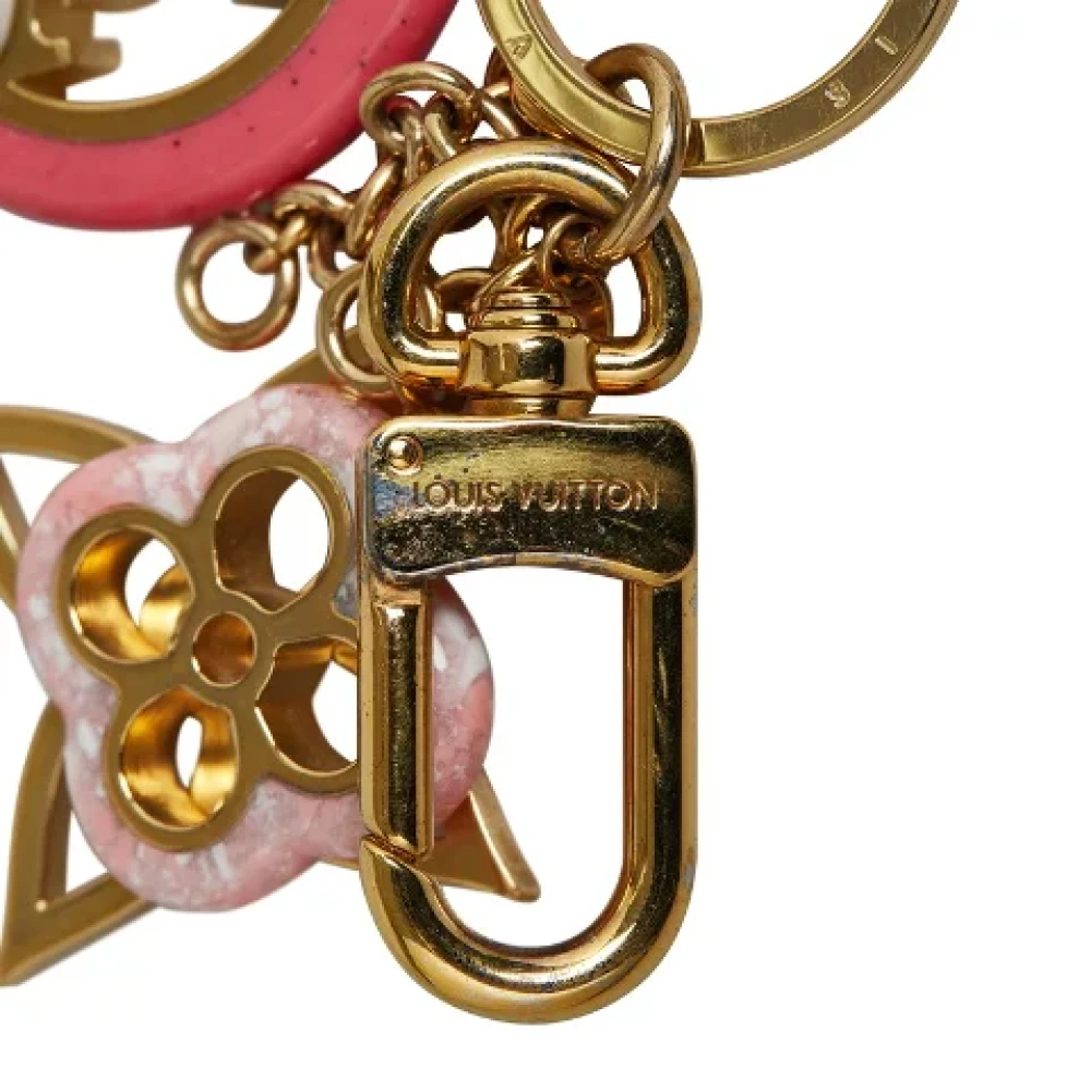 Louis Vuitton Vintage Pre-owned Metal key-holders Yellow Dames