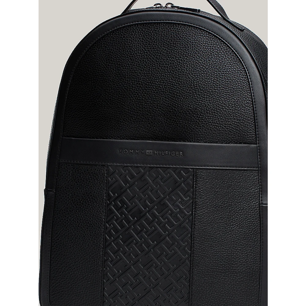Tommy Hilfiger Monogram Centrale Rugzak Black Unisex
