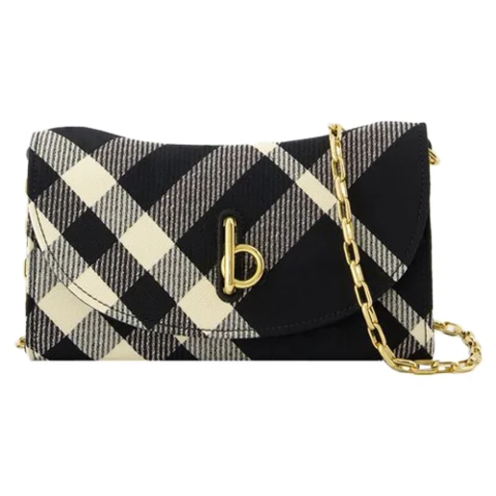 Burberry Plastic handbags Black Dames