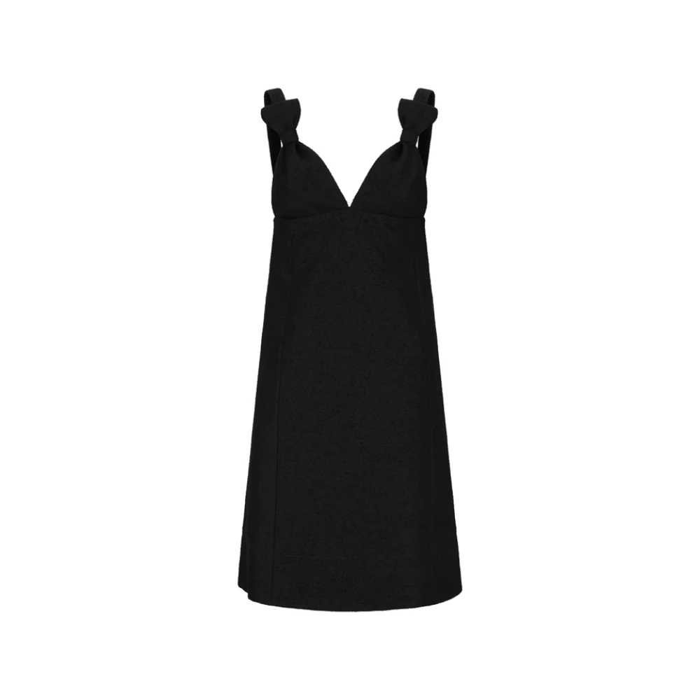 Dior Black Short Dresses, Female, Xs, Flared Dress