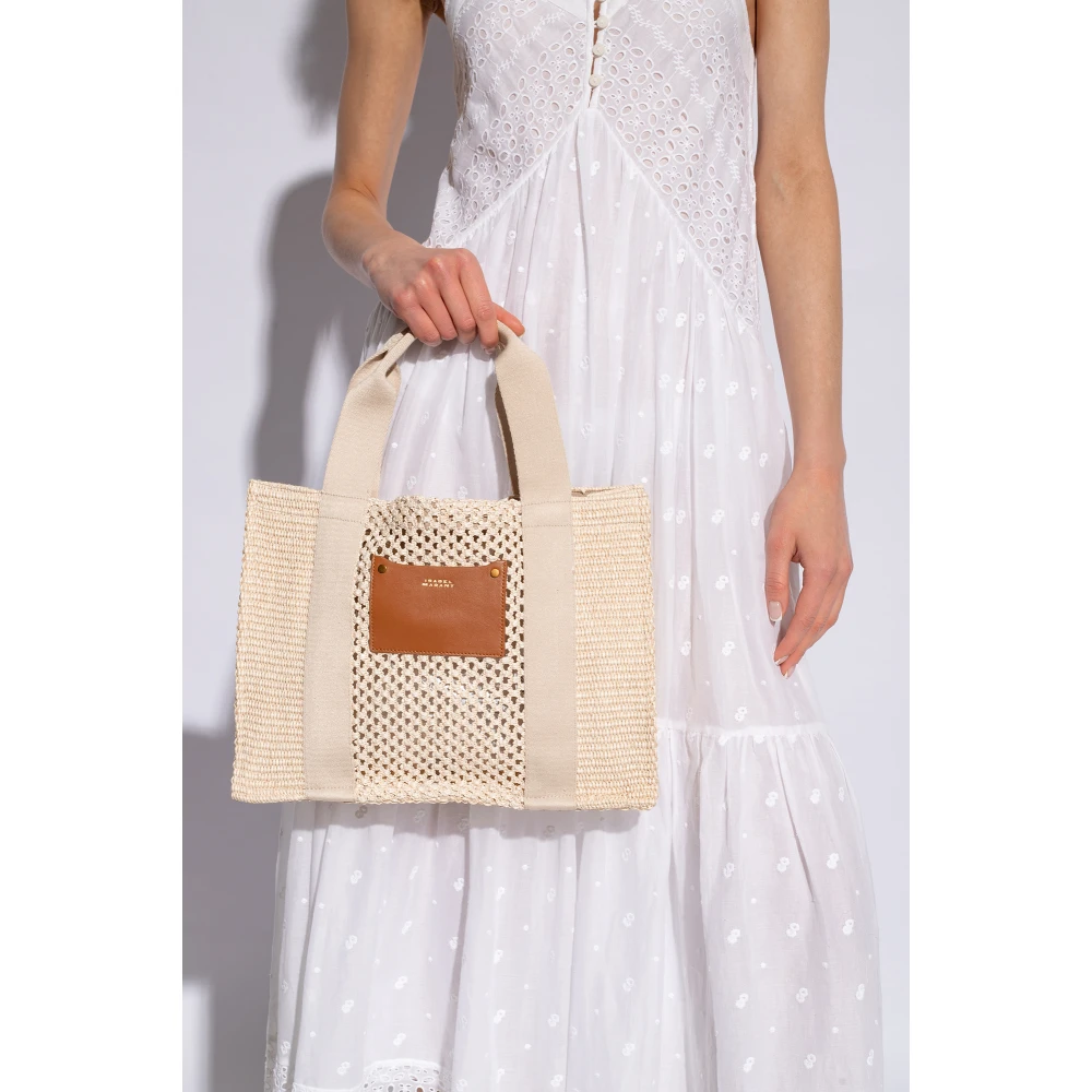 Isabel marant Kleine Aruba shopper tas Beige Dames