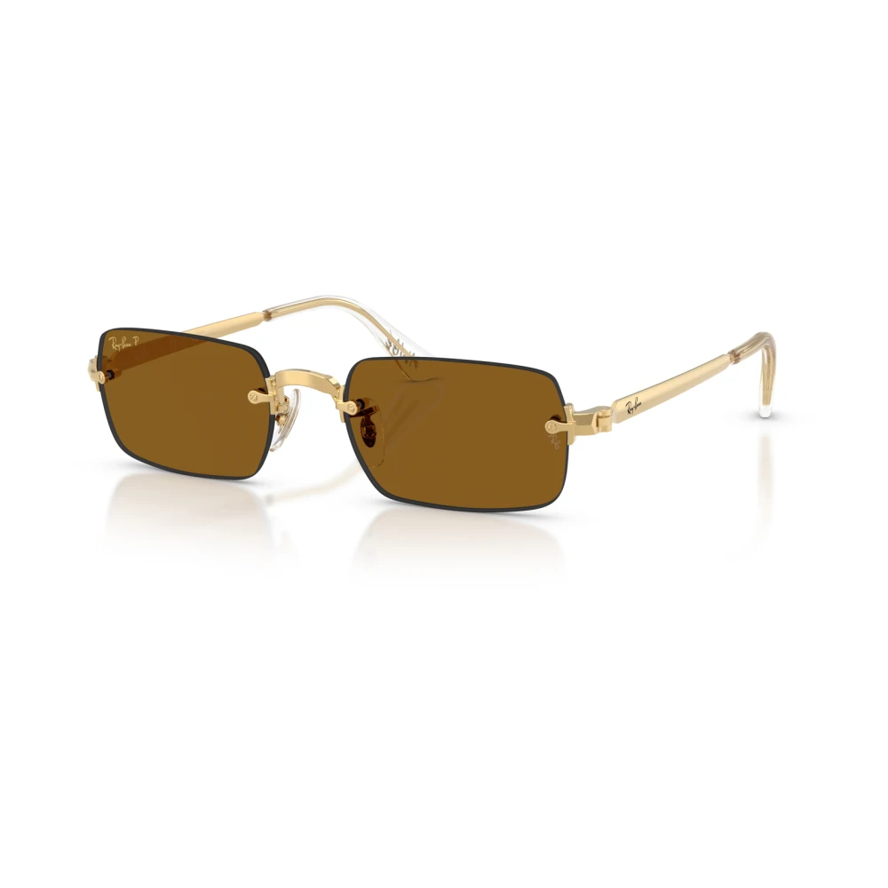 Ray-Ban , Sunglasses, Unisex, Yellow, 54 Mm, Rectangular Sunglasses - Image 4