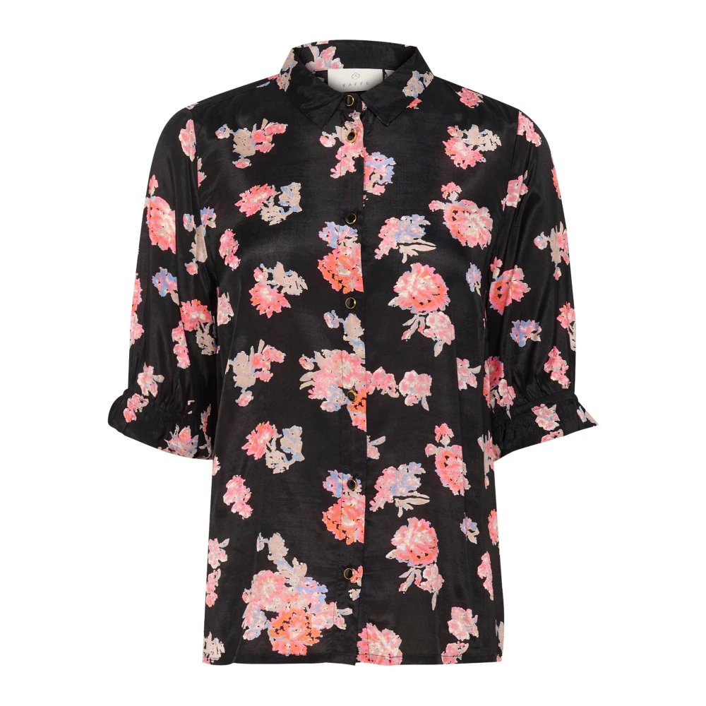 Kaffe Donna Nero Camicia Da Velana - Immagine 2