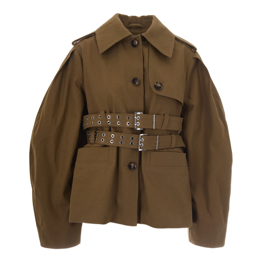 Ganni Light Jacket - Female - Light Jackets - Brown - Xs - Jackets