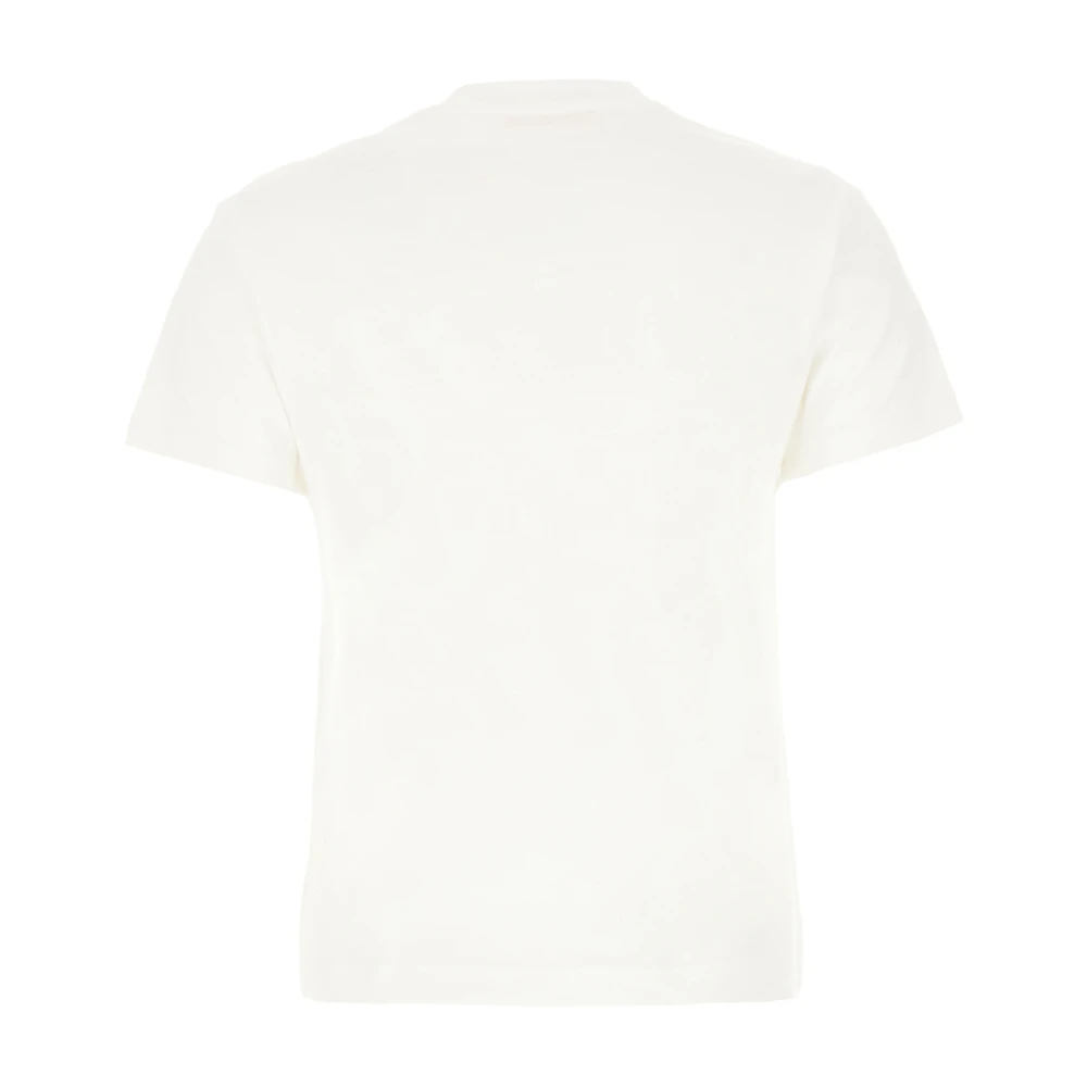 Valentino Garavani Klassiek Katoenen T-Shirt voor Vrouwen White Dames