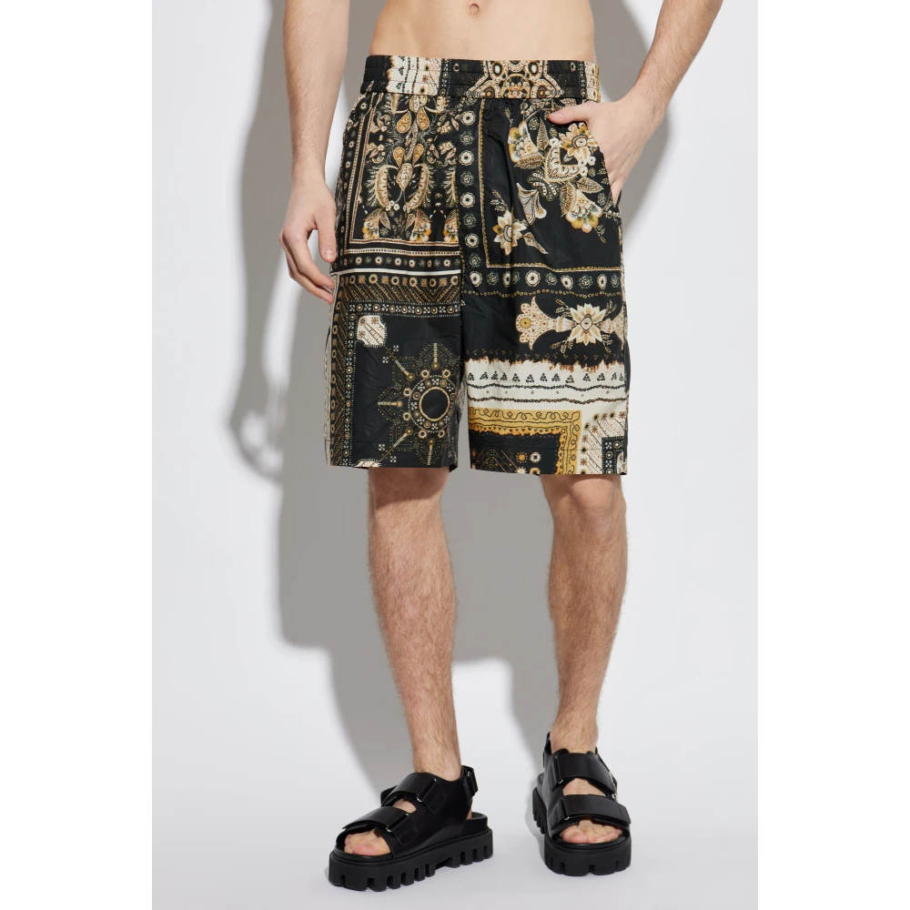 Isabel marant Gestreepte shorts 'Gregorian' Multicolor Heren