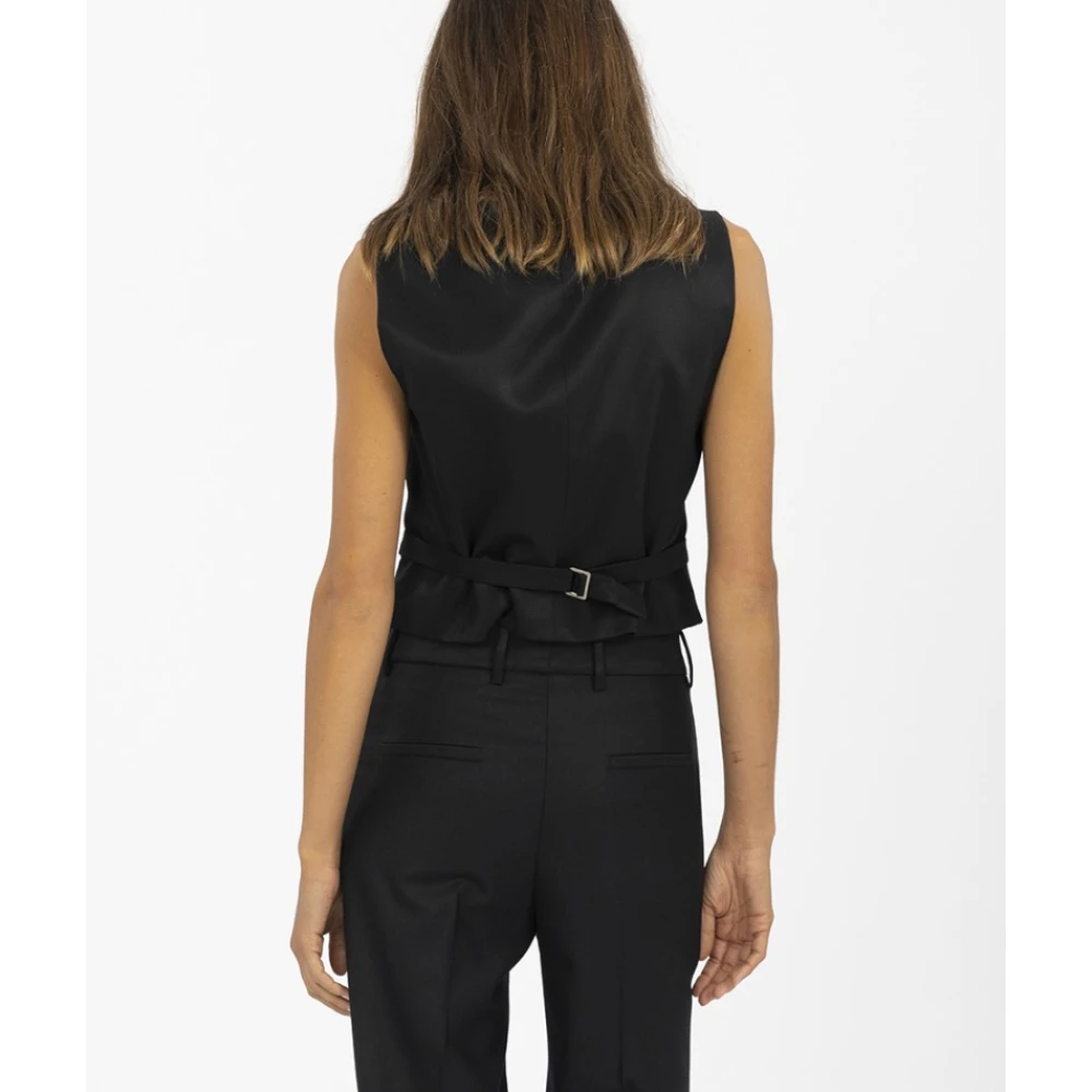 Montedoro Vests Black Dames