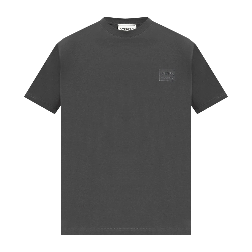 Iceberg T-shirt met logo Gray Heren