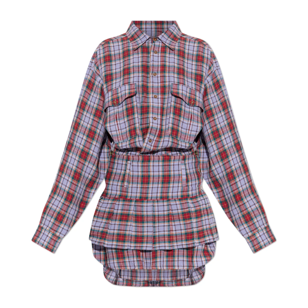 Vivienne Westwood Women's Dress With A Check Pattern